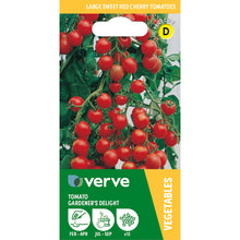 Tomato 'Gardener's Delight' Vegetable Seeds