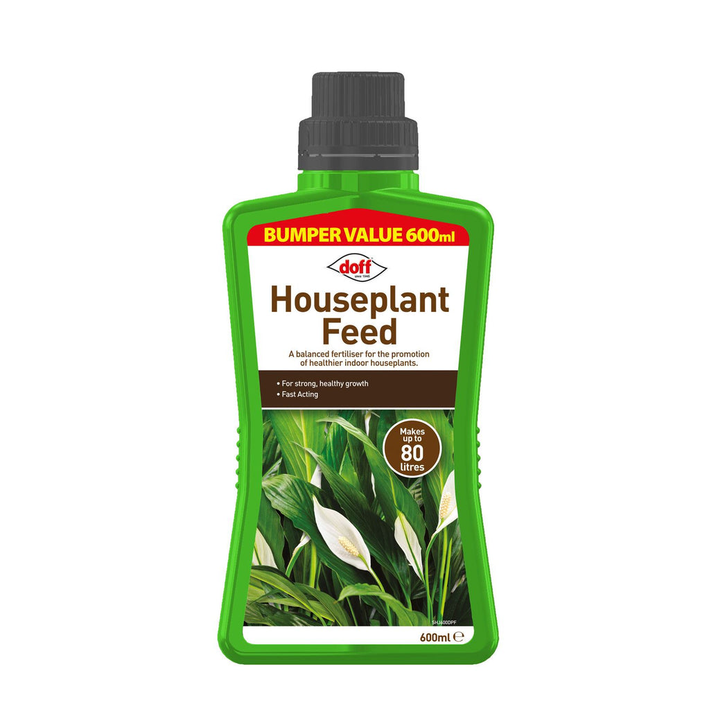 Doff Houseplant Feed, Multipurpose Liquid Fertilizer Feed, Plant Food 600ml