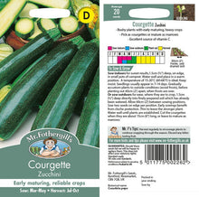 Courgette Zucchini 20 Seeds . Quality  Seeds to Grow your own Garden