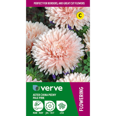 Princess Assorted Aster Seeds China Peony