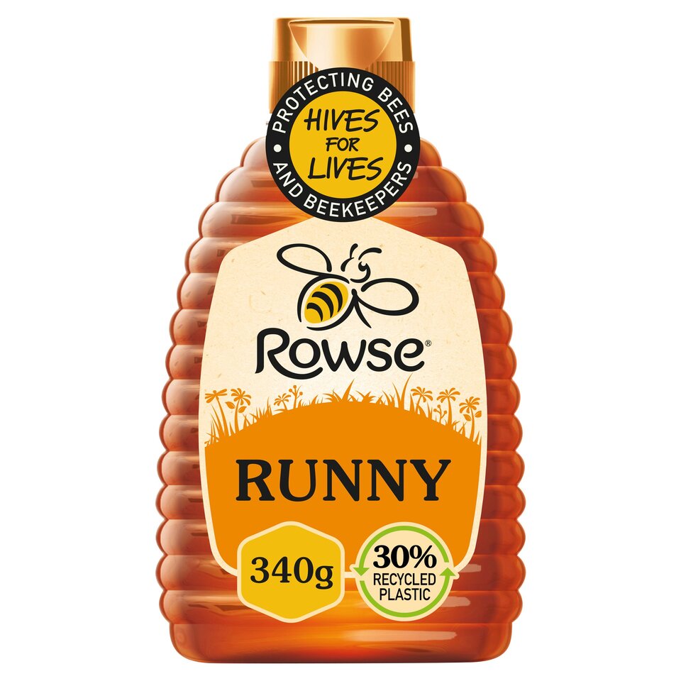 Rowse Squeezy Clear Honey 340G