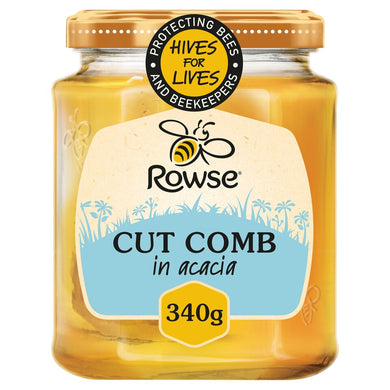 Rowse Cut Comb In Acacia Honey 340G