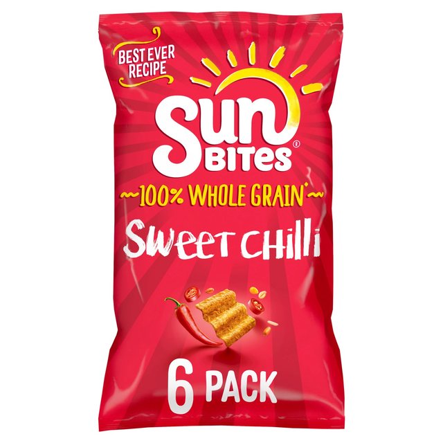 Sunbites Sweet Chilli Multipack Snacks 6 x 25g