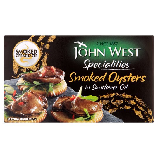 John West Smoked Oysters Sunflower Oil 85G