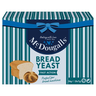 McDougalls Fast Action Dried Yeast Sachets  8x7g