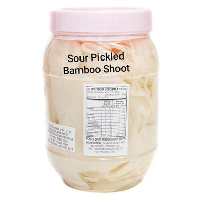 Pickled Sour Sliced Bamboo Shoots. तामा 900g