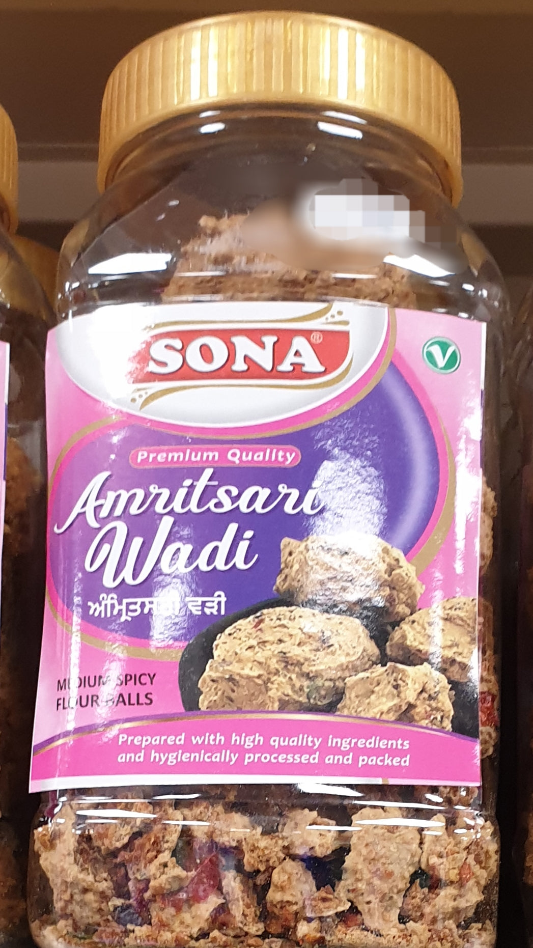 Sona Amritsari Wadi 400g Medium Spicy Flour Balls