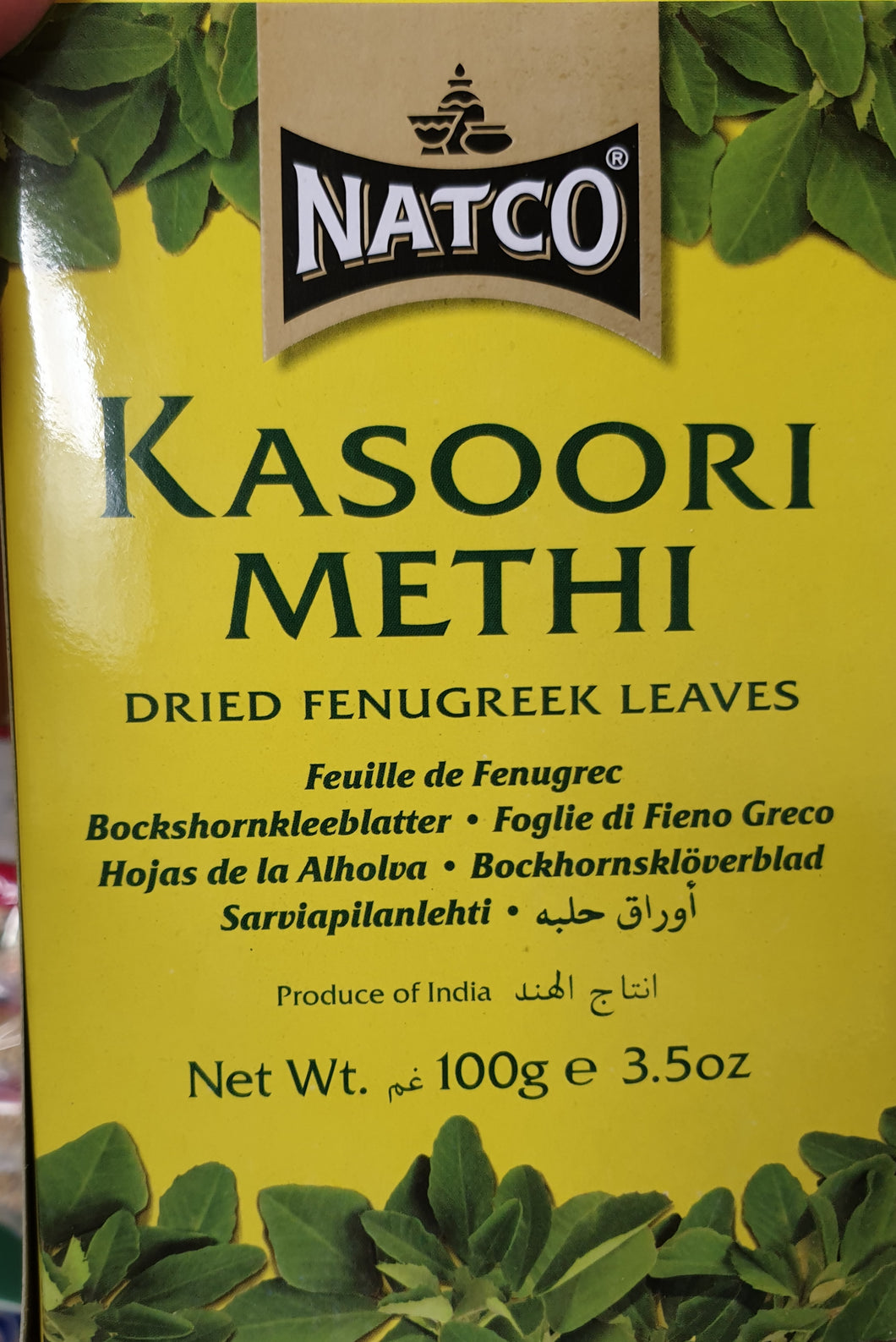 NATCO KASOORI METHI Dried Fenugreek Leaves 100g