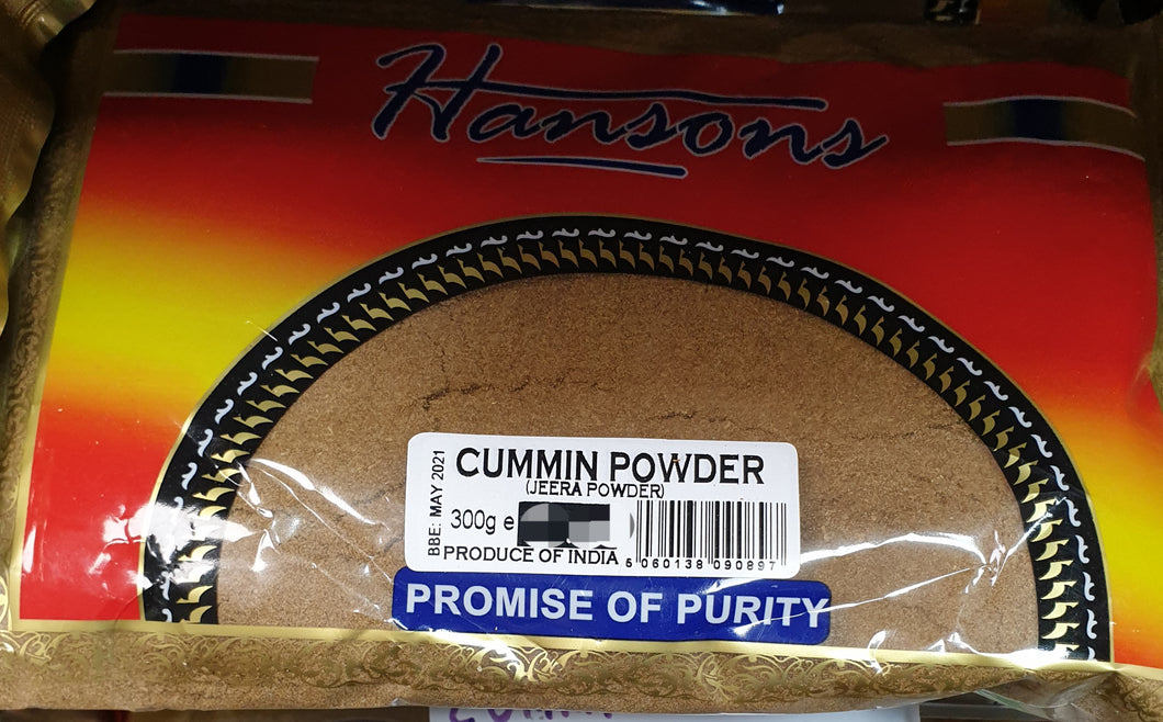 Cummin Powder , Jeera Powder 300g Hansons