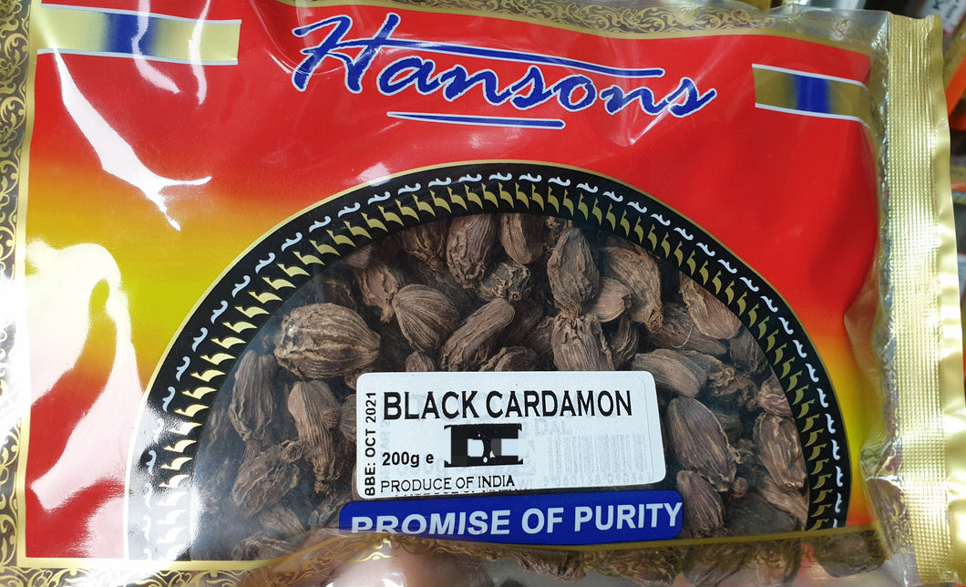 Black Cardamom 200g Hansons