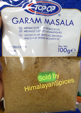 Garam Masala Powder Top op