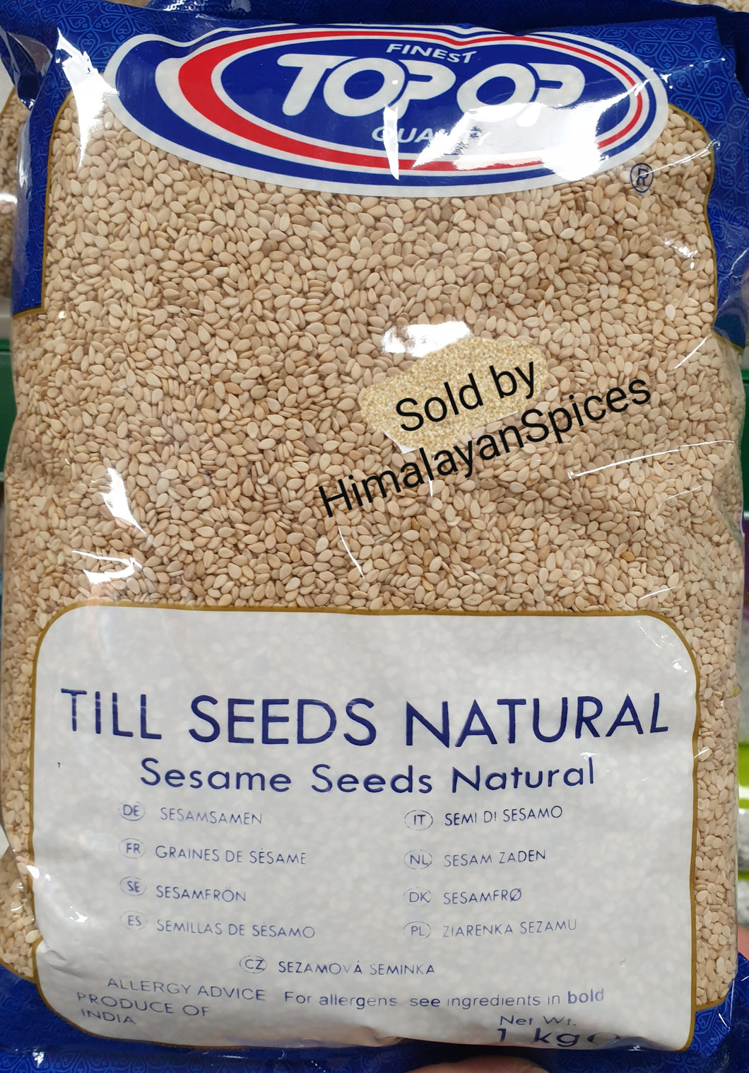 Till Seeds Natural Sesame Seeds 1kg Top op
