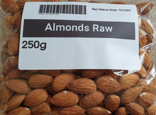 Raw Almonds Premium  Quality 250g