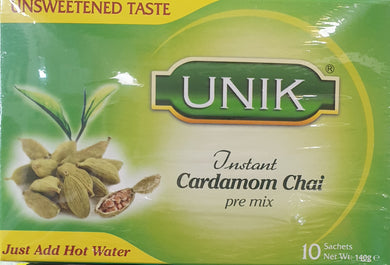 Unik instant  Cardamom Chai / Tea Unsweetened

  Pre Mix Tea (10 Sachets)