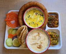 Nepali Puri Tarkari Khaja Set