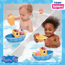 TOMY Toomies Peppa Pig Grandad Pigs Splash & Pour Boat