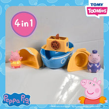 TOMY Toomies Peppa Pig Grandad Pigs Splash & Pour Boat