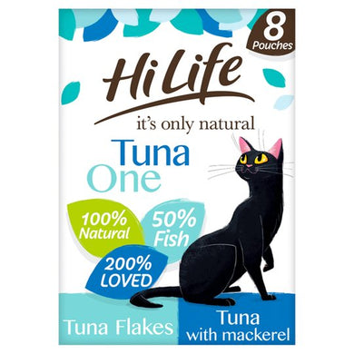 Hilife Natural The Tuna One Cat Food 8X70g