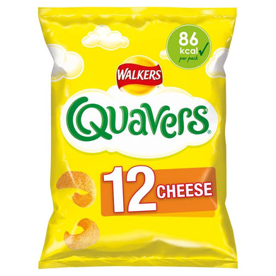 Walkers Quavers Cheese Multipack Snacks 12 x 16g