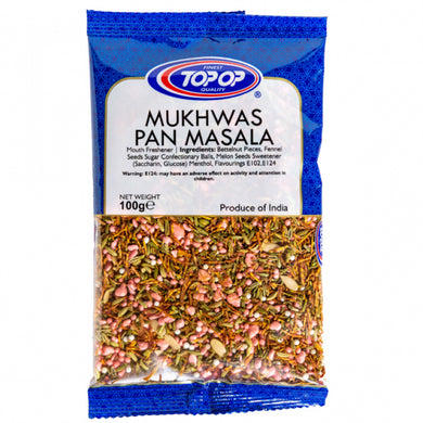 Top-Op Mukhwas Pan Masala 100g [ Mouth freshener ]