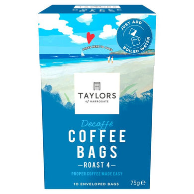 Taylors of Harrogate Decaff Coffee Bags 10s 75g