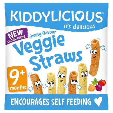Kiddylicious Cheesy Flavour Veggie Straws 12g