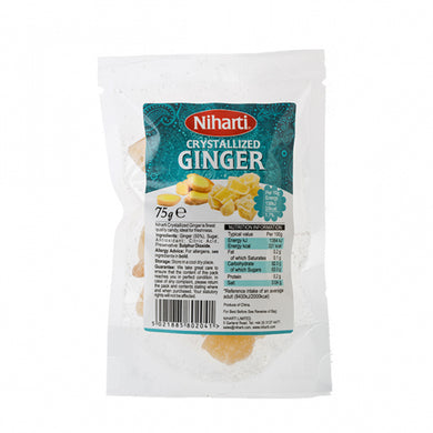 Niharti Crystallized Ginger 75g