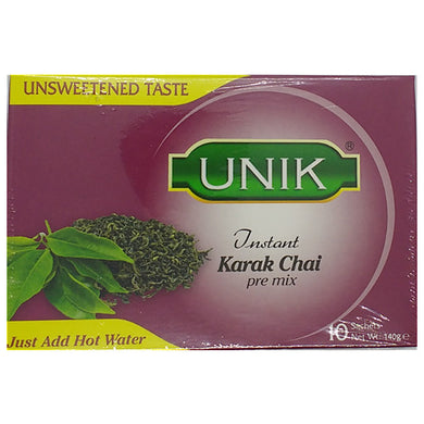 Unik Karak Tea Unsweetened

  Pre Mix Tea (10 Sachets)