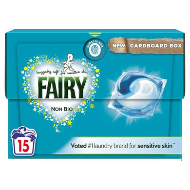 Fairy Non Bio Pods Washing Liquid Capsules for Sensitive Skin 15 per pack