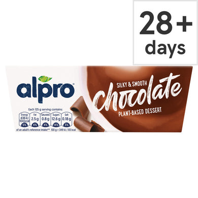 Alpro Chocolate Soya Dessert 4 X 125G