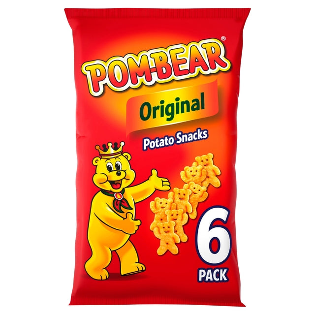 Pom-Bear Original Multipack Crisps 6 Pack 6 x 13g