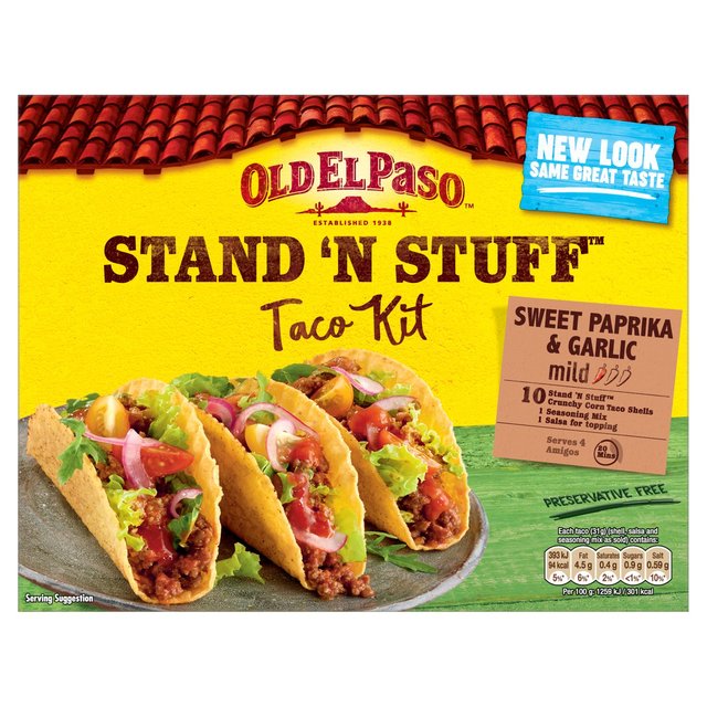 Old El Paso Stand 'N' Stuff Sweet Paprika & Garlic Taco Kit