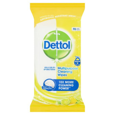 Dettol Multi Purpose Citrus Wipes 70S