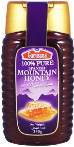 Garusana Pure Spanish Mountain   Honey Squeezable 100% Pure . 350 Grams