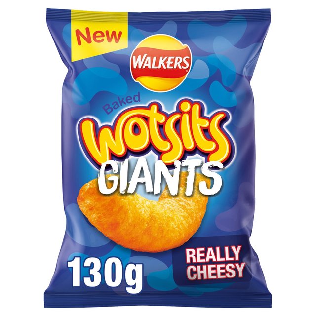 Walkers Wotsits Giants Really Cheesy 130g