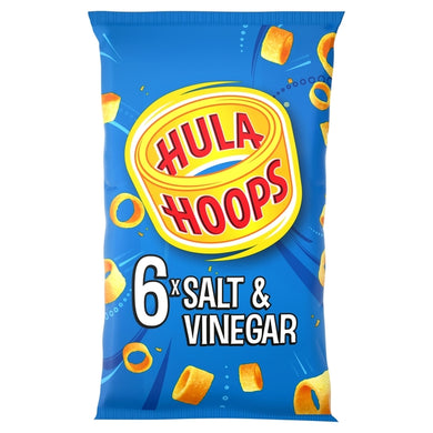 Hula Hoops Salt & Vinegar 6 x 24g