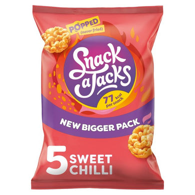 Snack A Jacks Crispy Sweet Chilli 5 x 19g
