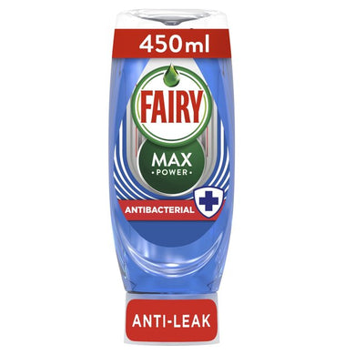 Fairy Max Power Tea Tree Antibacterial Anti-Leak Washing Up Liquid 450ml