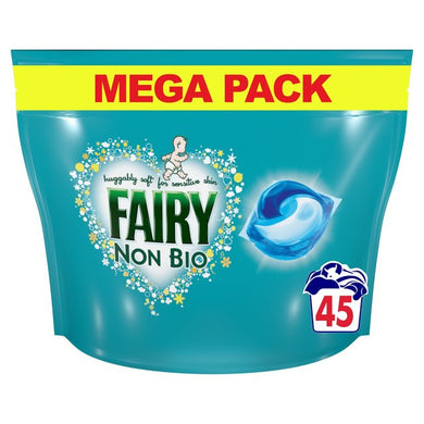 Fairy Non Bio Pods Washing Liquid Capsules 45 per pack