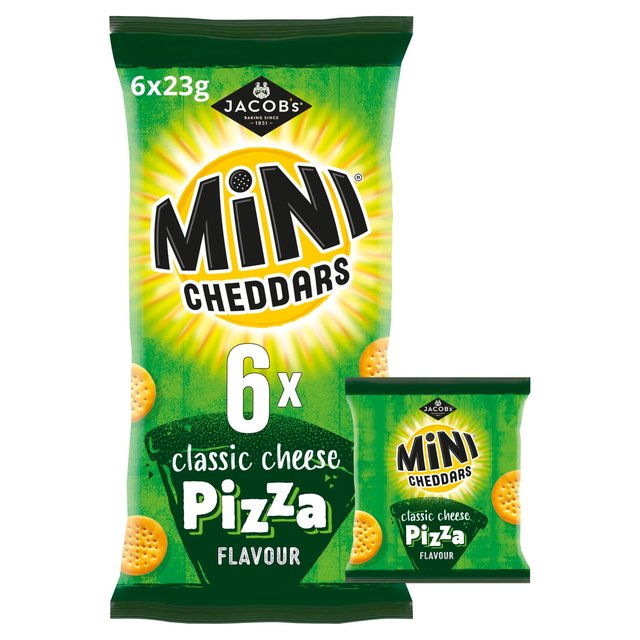 Jacobs Mini Cheddars Pizza Flavour 6 per pack