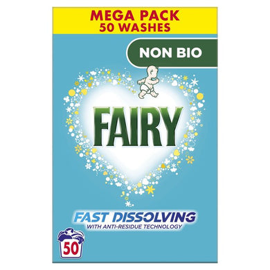 Fairy Non Bio Washing Powder For Sensitive Skin 50 Washes 3.25kg