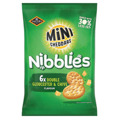 Jacobs Mini Cheddars Double Gloucester & Chive Flavour