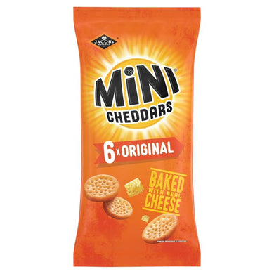 Jacob's Mini Cheddars Original 6 x 23g