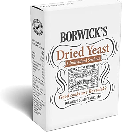 Borwick's Dried Yeast 30g ( 5 Sachets x 6g)