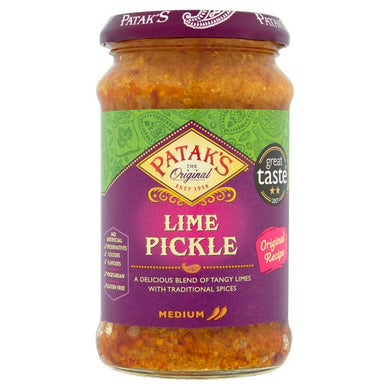 Pataks Lime  Pickle Medium 283g