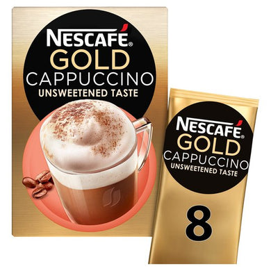 Nescafe Gold Cappuccino Unsweetened 8 Sachets 113.6G