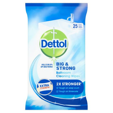 Dettol Big & Strong Bathroom Wipes 25S