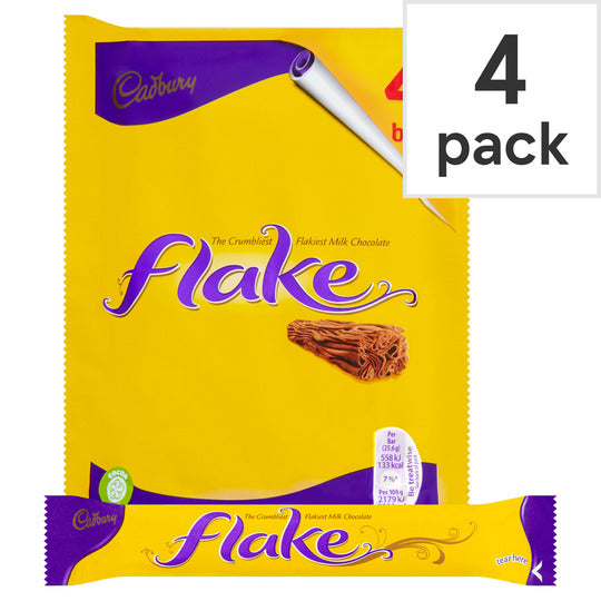 Cadbury Flake 4 Pack 102G