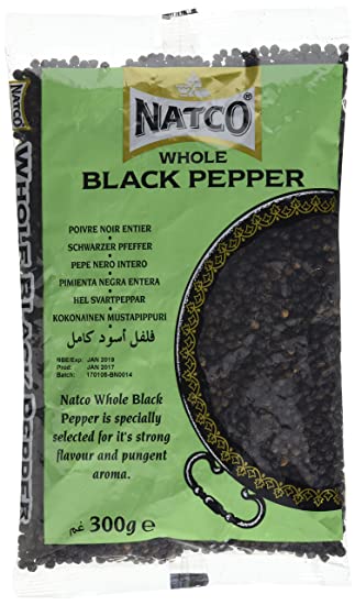 Natco Whole Black Pepper  300g