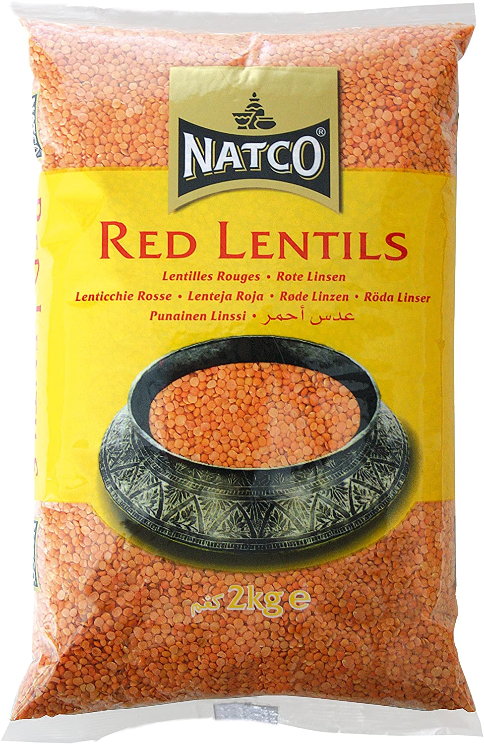 Red  Lentils  2kg  Natco